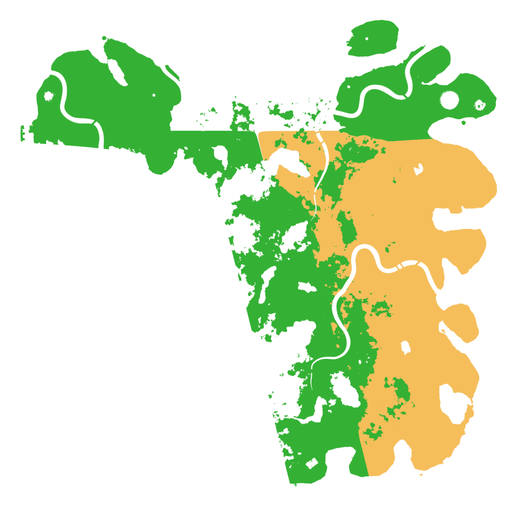 Biome Rust Map: Procedural Map, Size: 5000, Seed: 1428983743