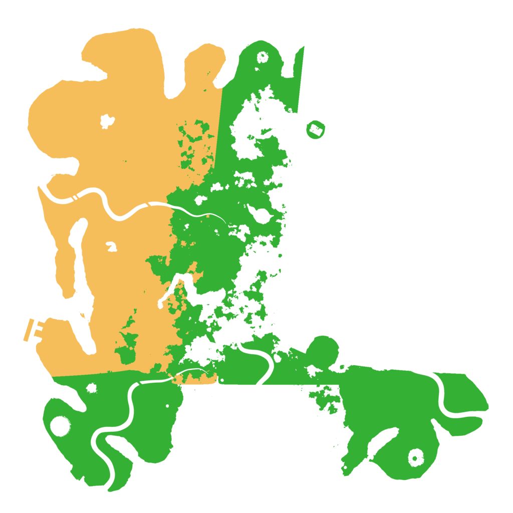 Biome Rust Map: Procedural Map, Size: 4500, Seed: 467478956