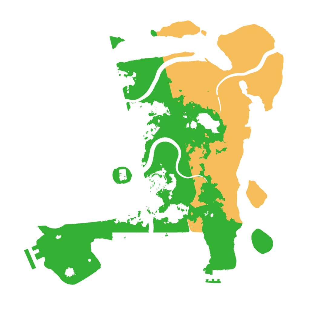 Biome Rust Map: Procedural Map, Size: 3000, Seed: 99899