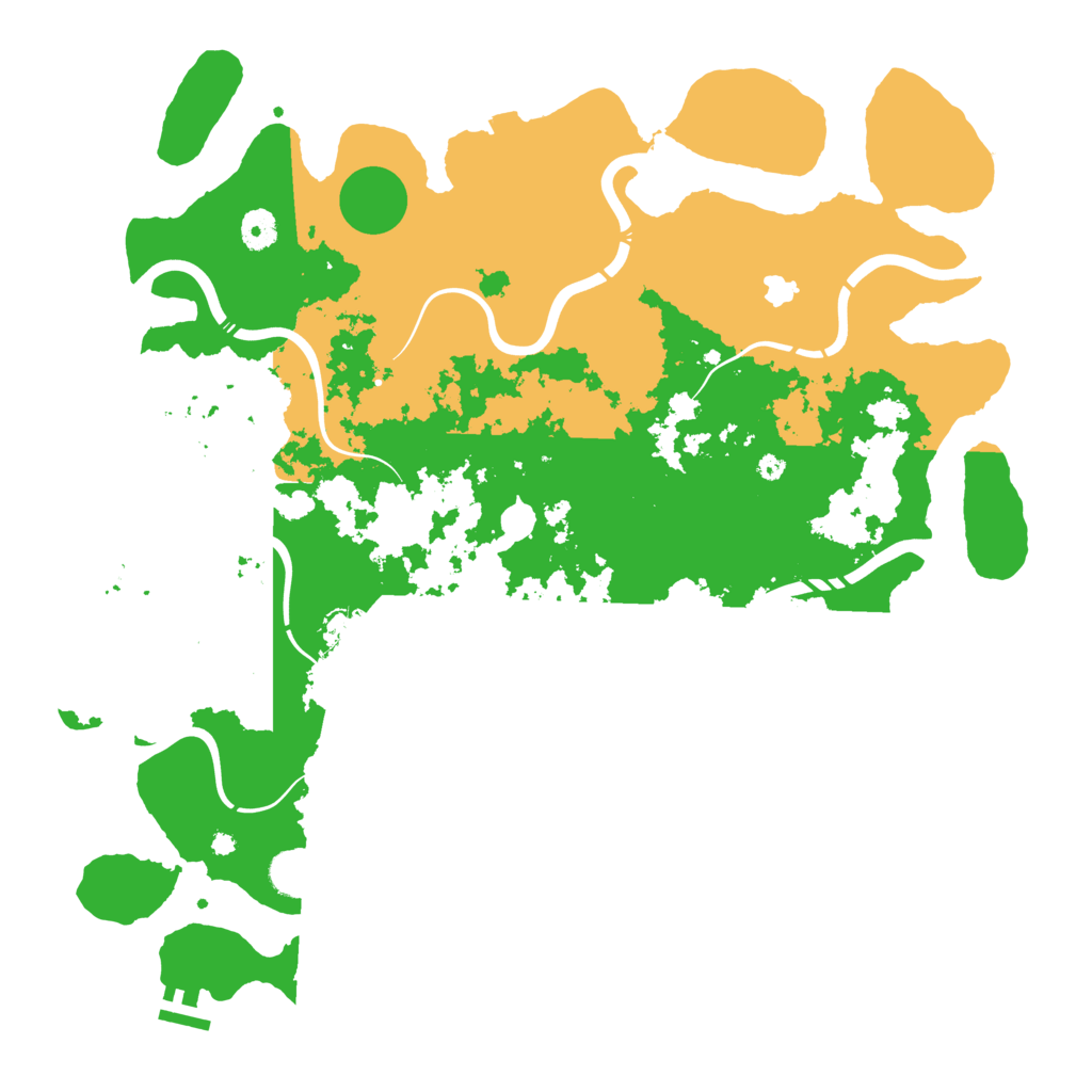 Biome Rust Map: Procedural Map, Size: 4250, Seed: 1205606768