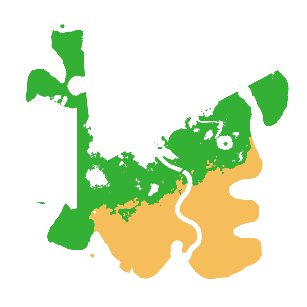 Biome Rust Map: Procedural Map, Size: 3000, Seed: 46288