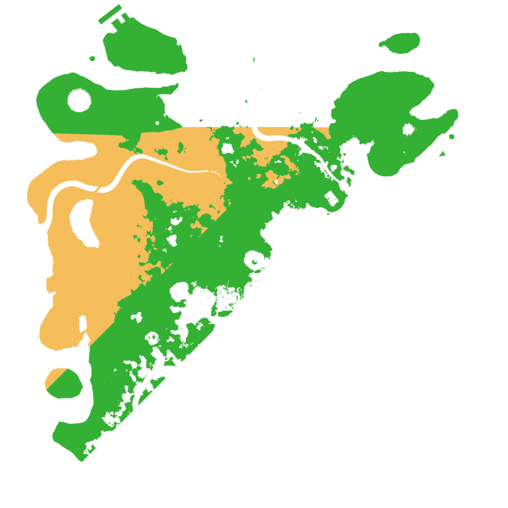 Biome Rust Map: Procedural Map, Size: 3850, Seed: 61114141