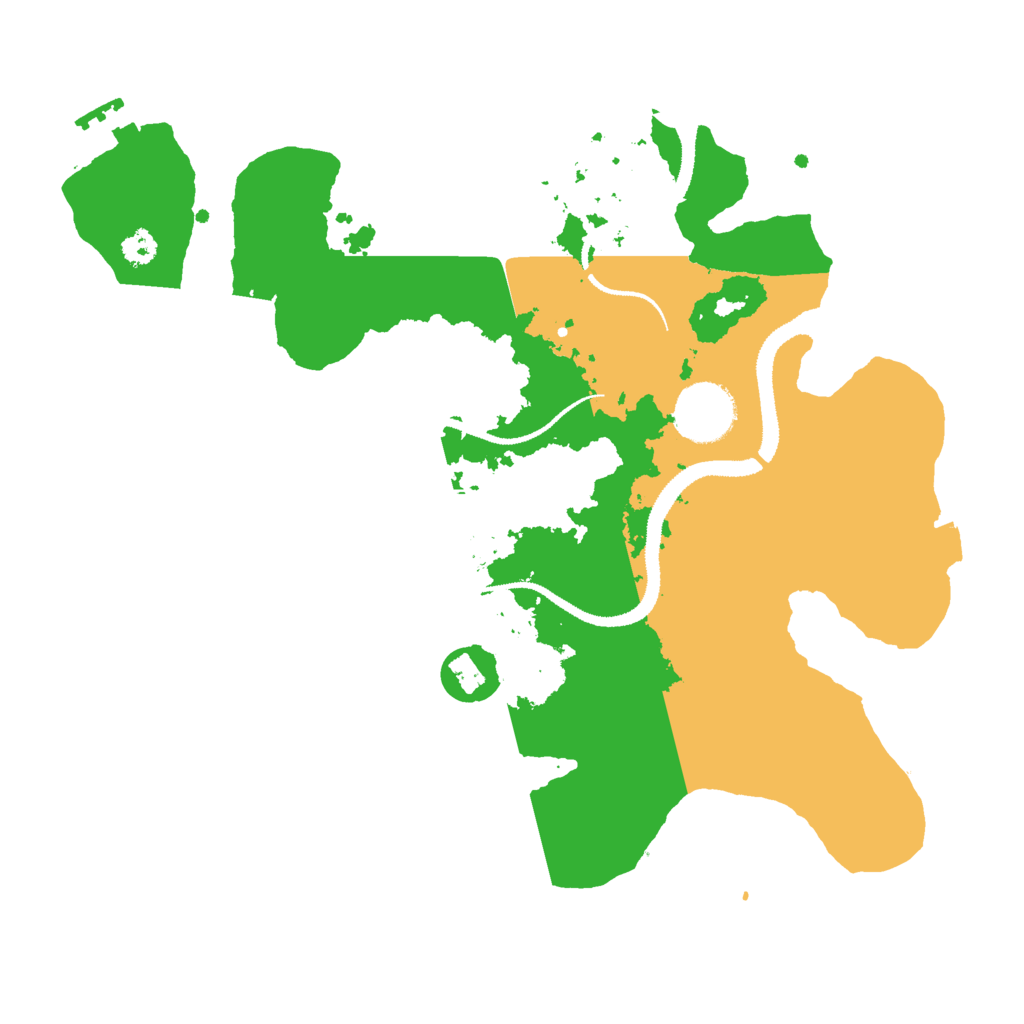 Biome Rust Map: Procedural Map, Size: 3000, Seed: 1428983743