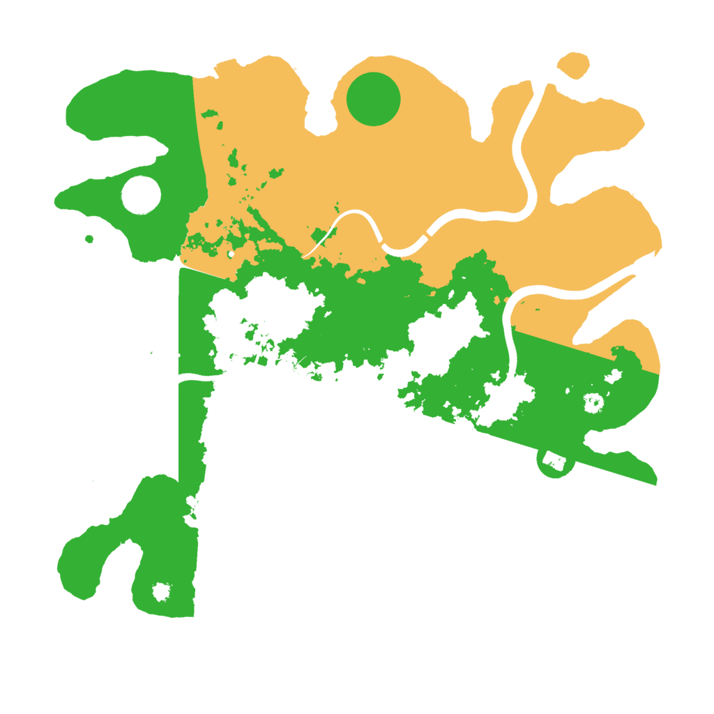 Biome Rust Map: Procedural Map, Size: 3500, Seed: 1321268911