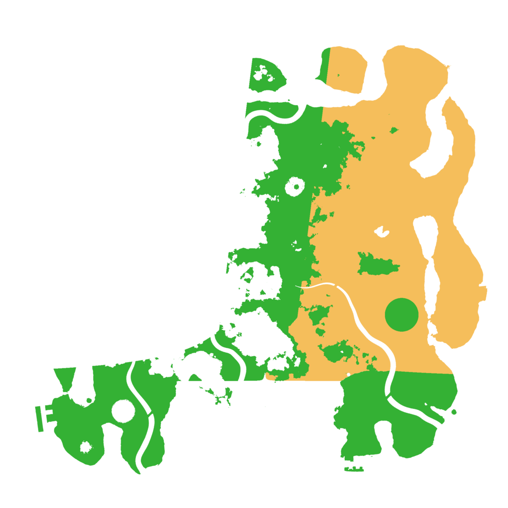 Biome Rust Map: Procedural Map, Size: 4000, Seed: 1866644670