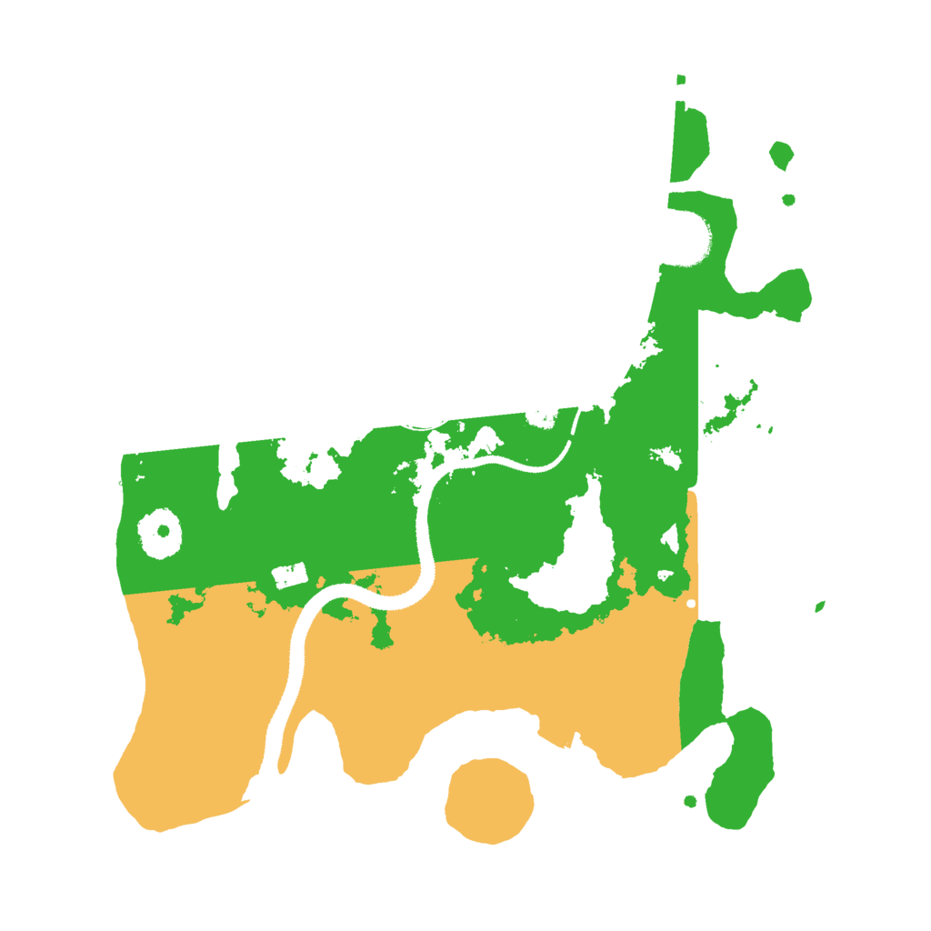 Biome Rust Map: Procedural Map, Size: 3000, Seed: 15962