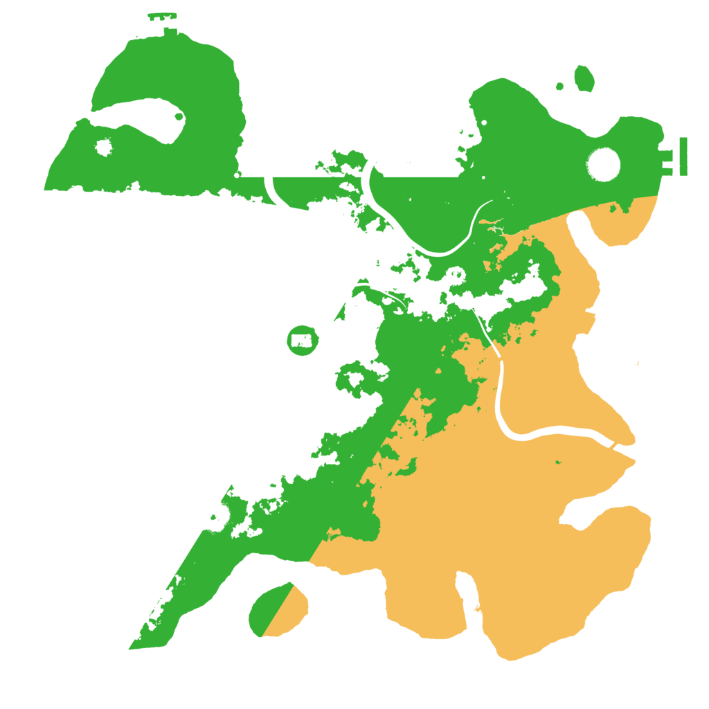 Biome Rust Map: Procedural Map, Size: 3750, Seed: 120142427