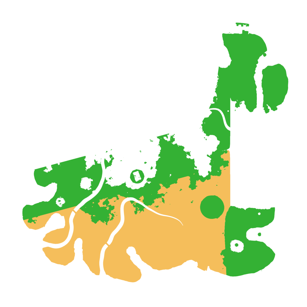 Biome Rust Map: Procedural Map, Size: 3500, Seed: 1552952056