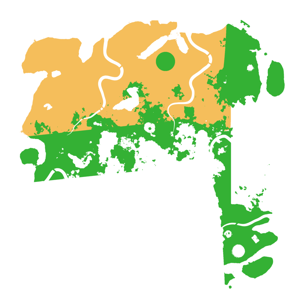 Biome Rust Map: Procedural Map, Size: 4250, Seed: 90993217