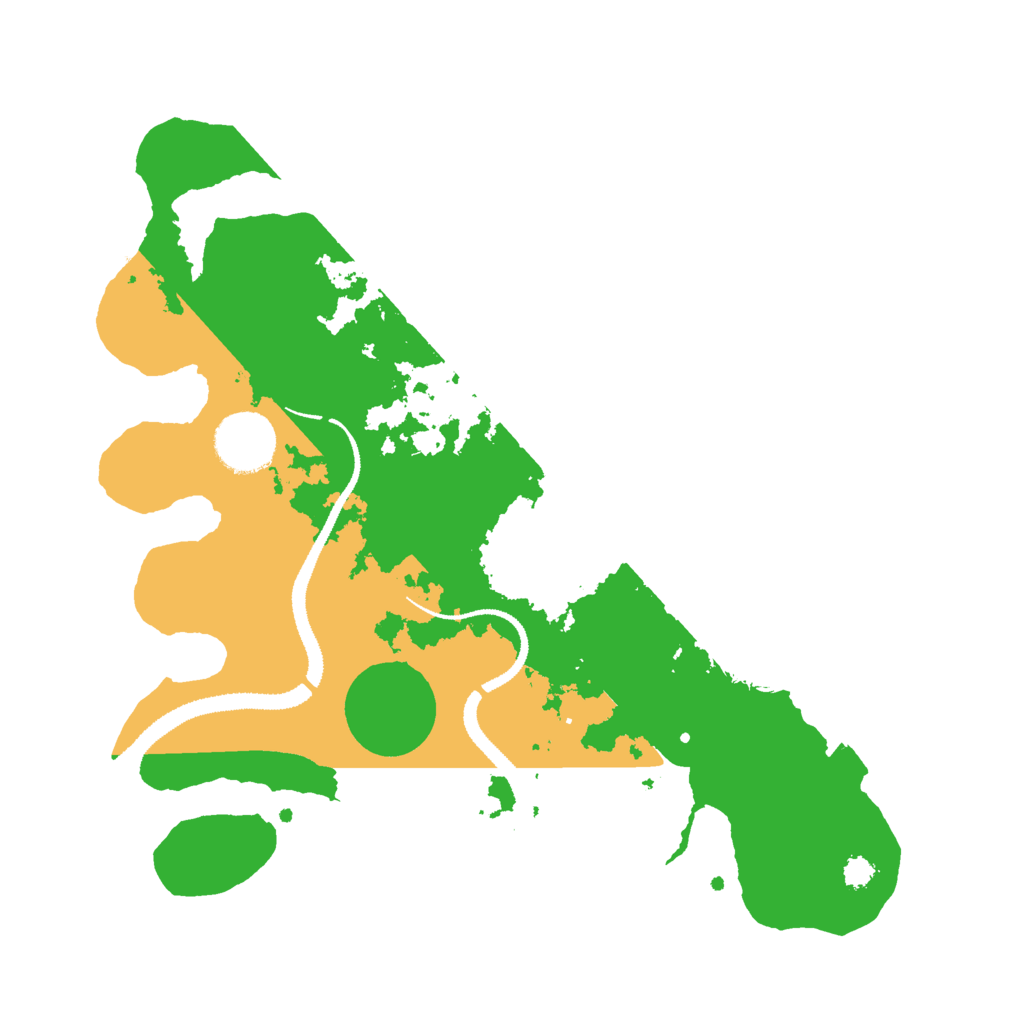 Biome Rust Map: Procedural Map, Size: 3000, Seed: 2632