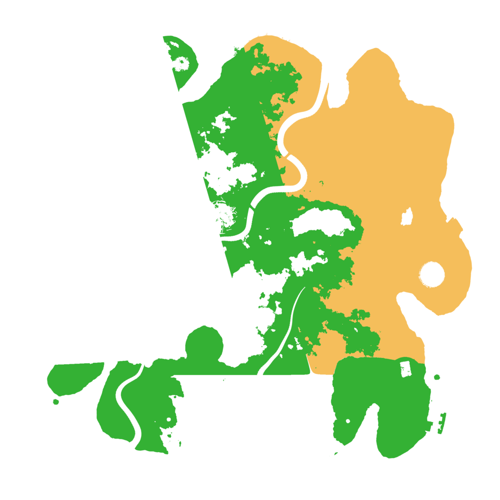 Biome Rust Map: Procedural Map, Size: 3500, Seed: 1879706731