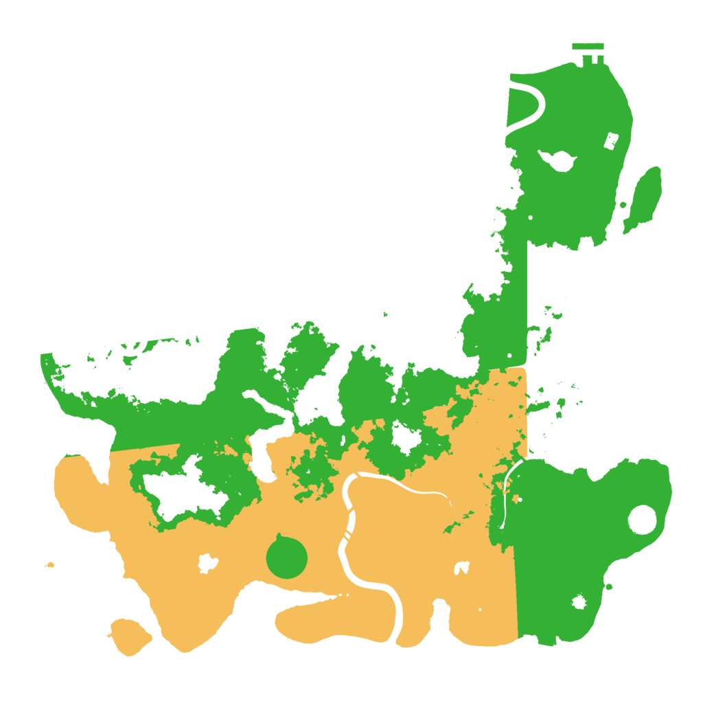 Biome Rust Map: Procedural Map, Size: 4500, Seed: 470165853