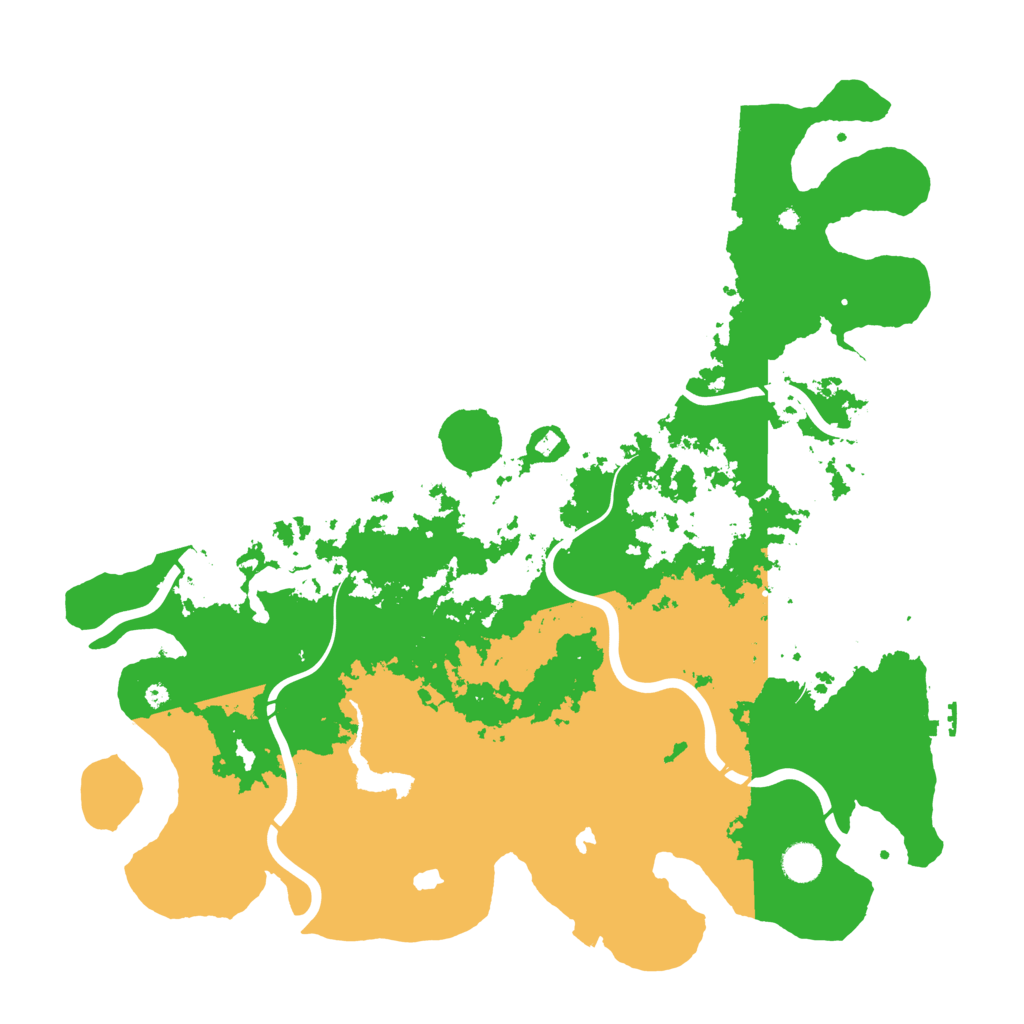 Biome Rust Map: Procedural Map, Size: 4500, Seed: 179195387
