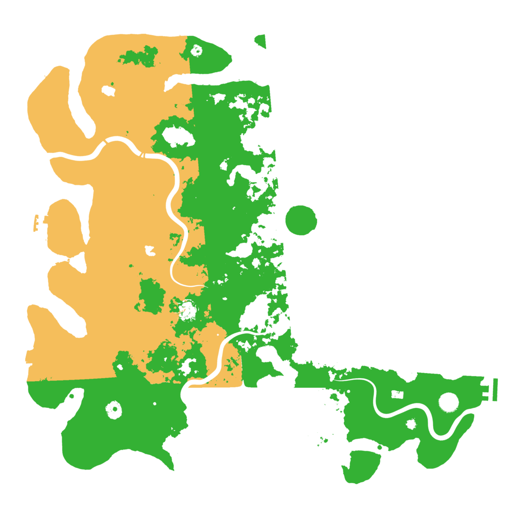 Biome Rust Map: Procedural Map, Size: 4600, Seed: 536635492
