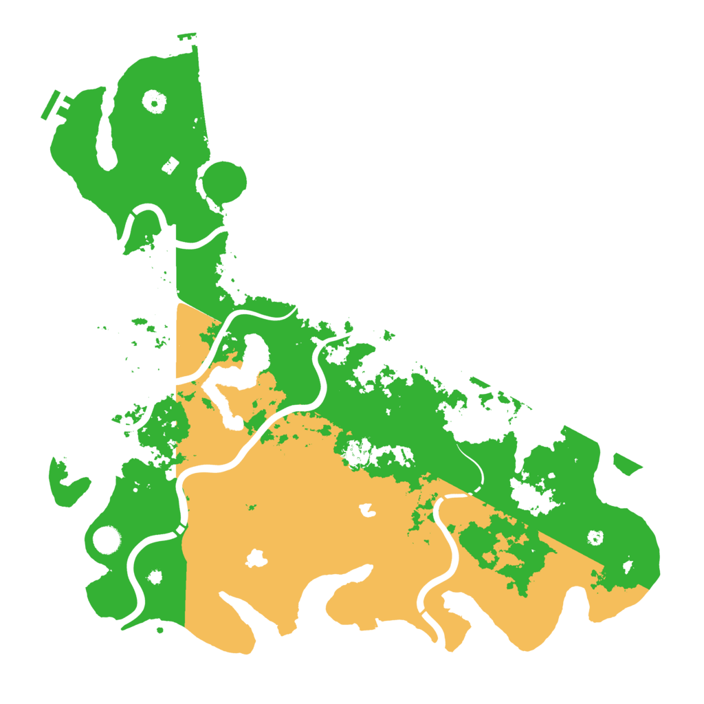 Biome Rust Map: Procedural Map, Size: 4500, Seed: 1439432809