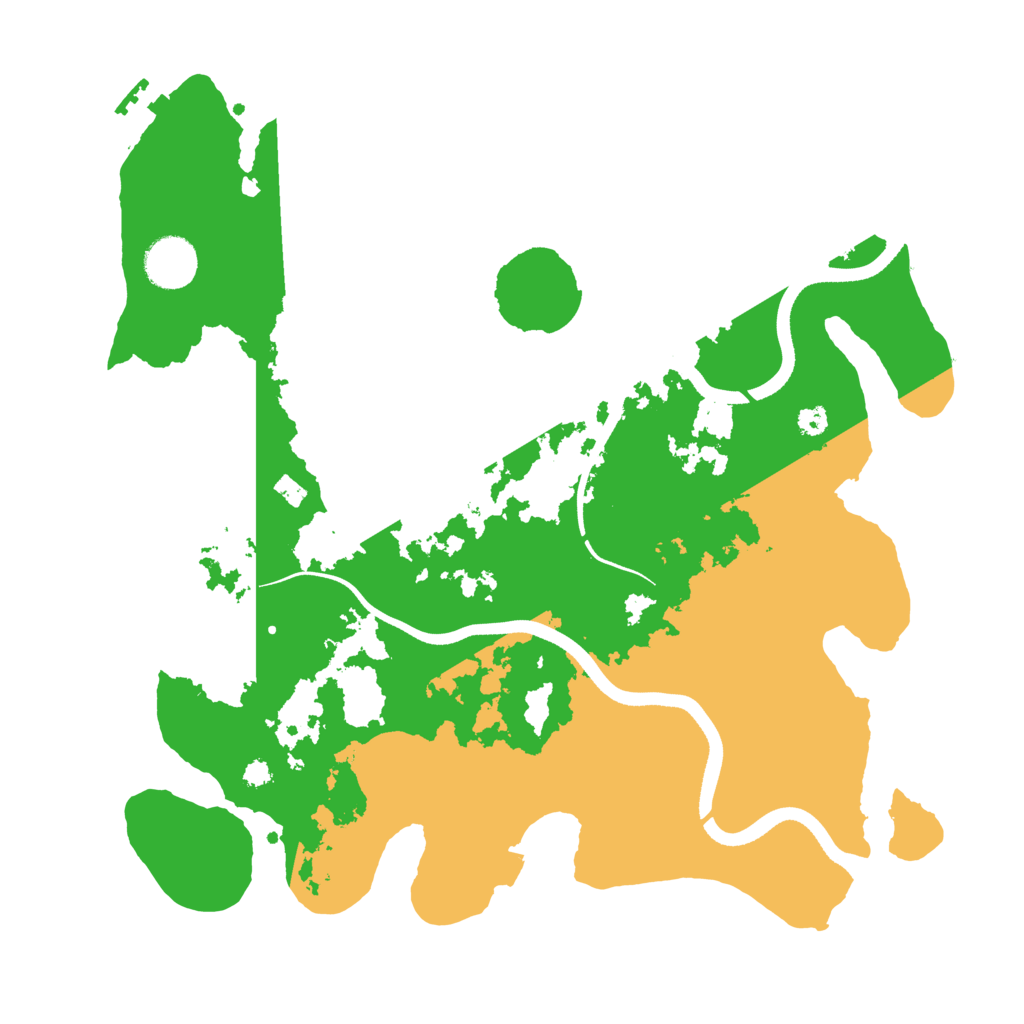 Biome Rust Map: Procedural Map, Size: 3500, Seed: 99326