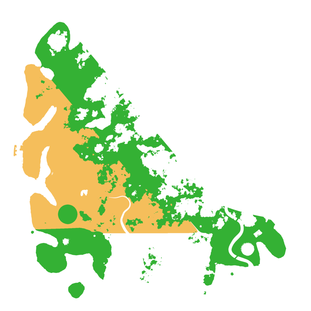Biome Rust Map: Procedural Map, Size: 4250, Seed: 555421