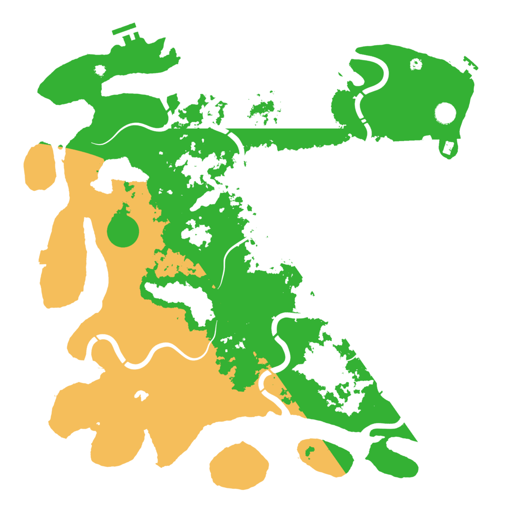 Biome Rust Map: Procedural Map, Size: 4250, Seed: 11167442