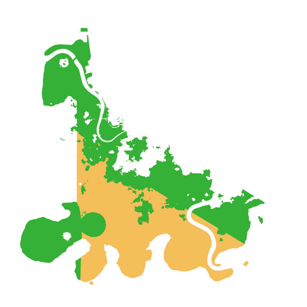 Biome Rust Map: Procedural Map, Size: 3300, Seed: 1041664078