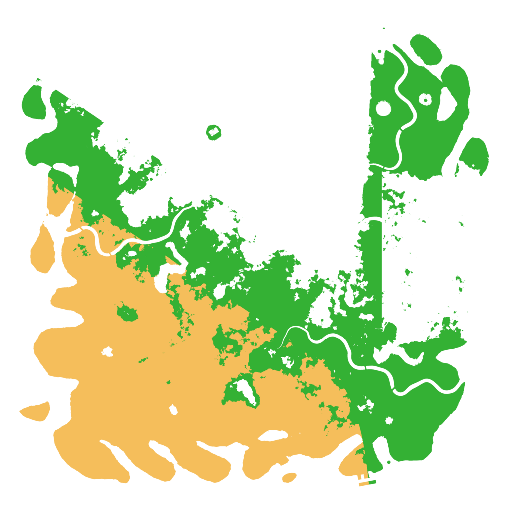 Biome Rust Map: Procedural Map, Size: 6000, Seed: 2138