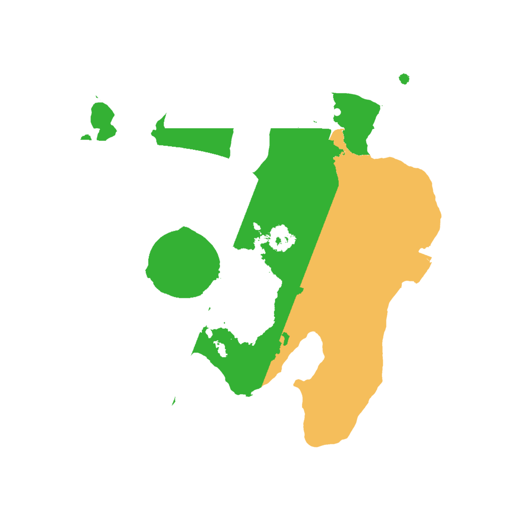 Biome Rust Map: Procedural Map, Size: 2000, Seed: 1055457794