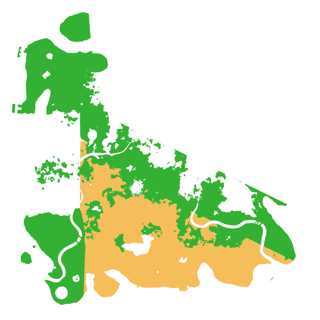 Biome Rust Map: Procedural Map, Size: 4500, Seed: 1975841129