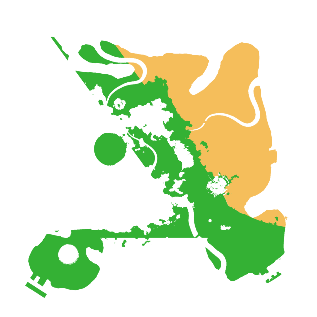 Biome Rust Map: Procedural Map, Size: 2800, Seed: 1998783877