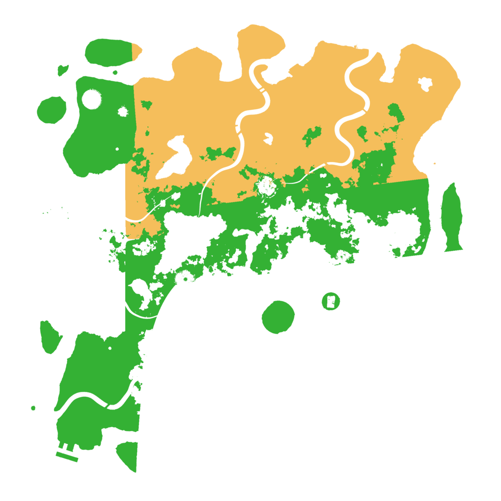 Biome Rust Map: Procedural Map, Size: 4500, Seed: 460662373