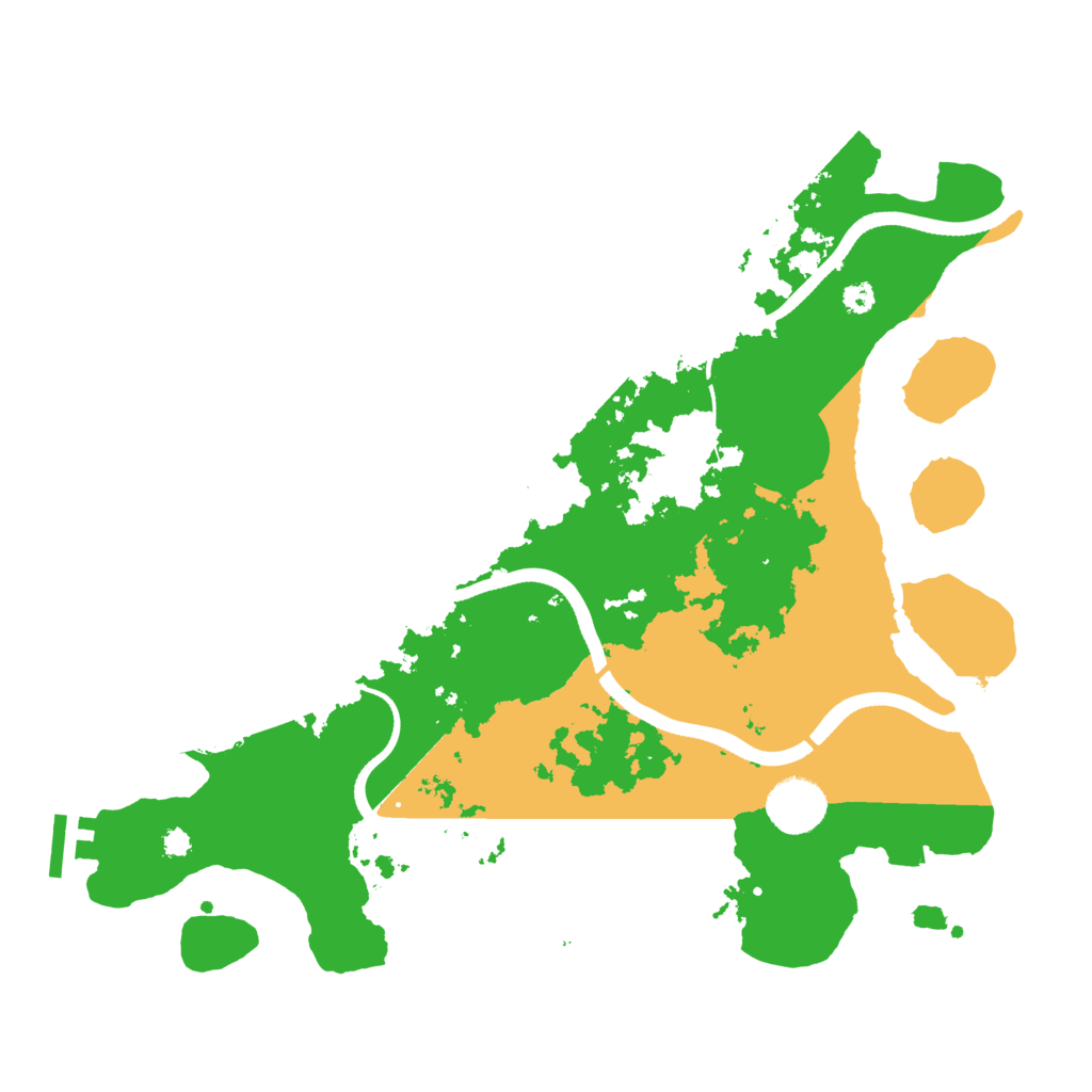 Biome Rust Map: Procedural Map, Size: 3500, Seed: 861139465
