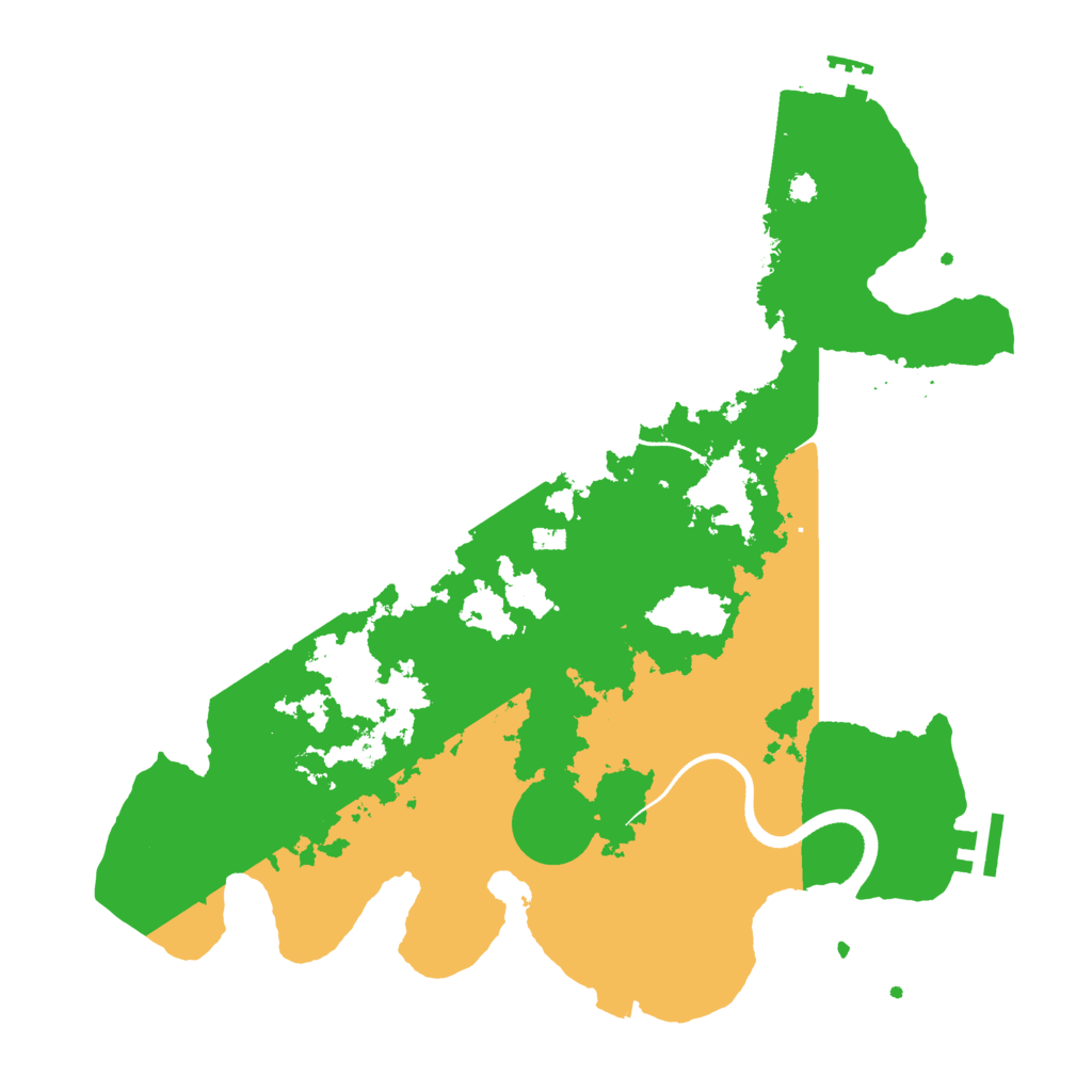 Biome Rust Map: Procedural Map, Size: 3500, Seed: 6780