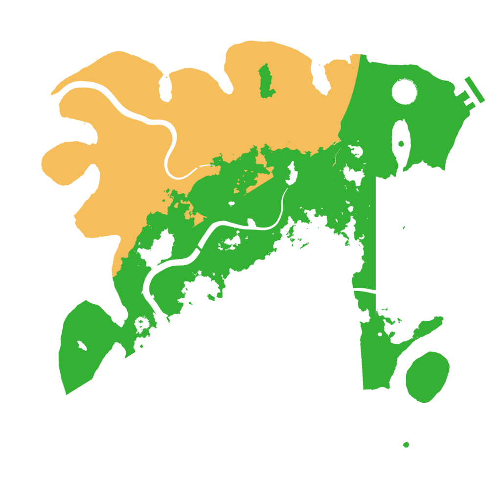 Biome Rust Map: Procedural Map, Size: 3500, Seed: 822138567