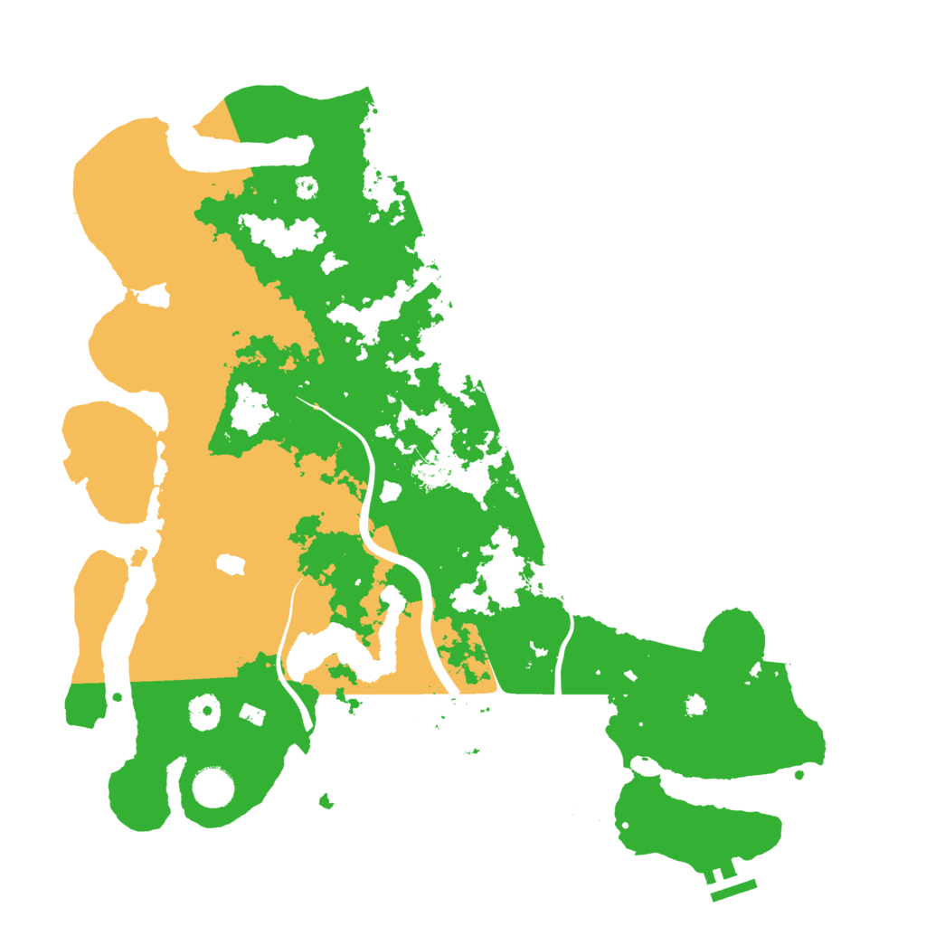 Biome Rust Map: Procedural Map, Size: 4000, Seed: 768609343