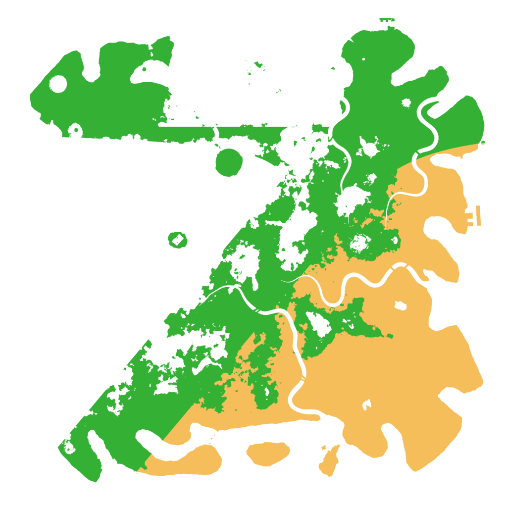 Biome Rust Map: Procedural Map, Size: 5100, Seed: 975057583