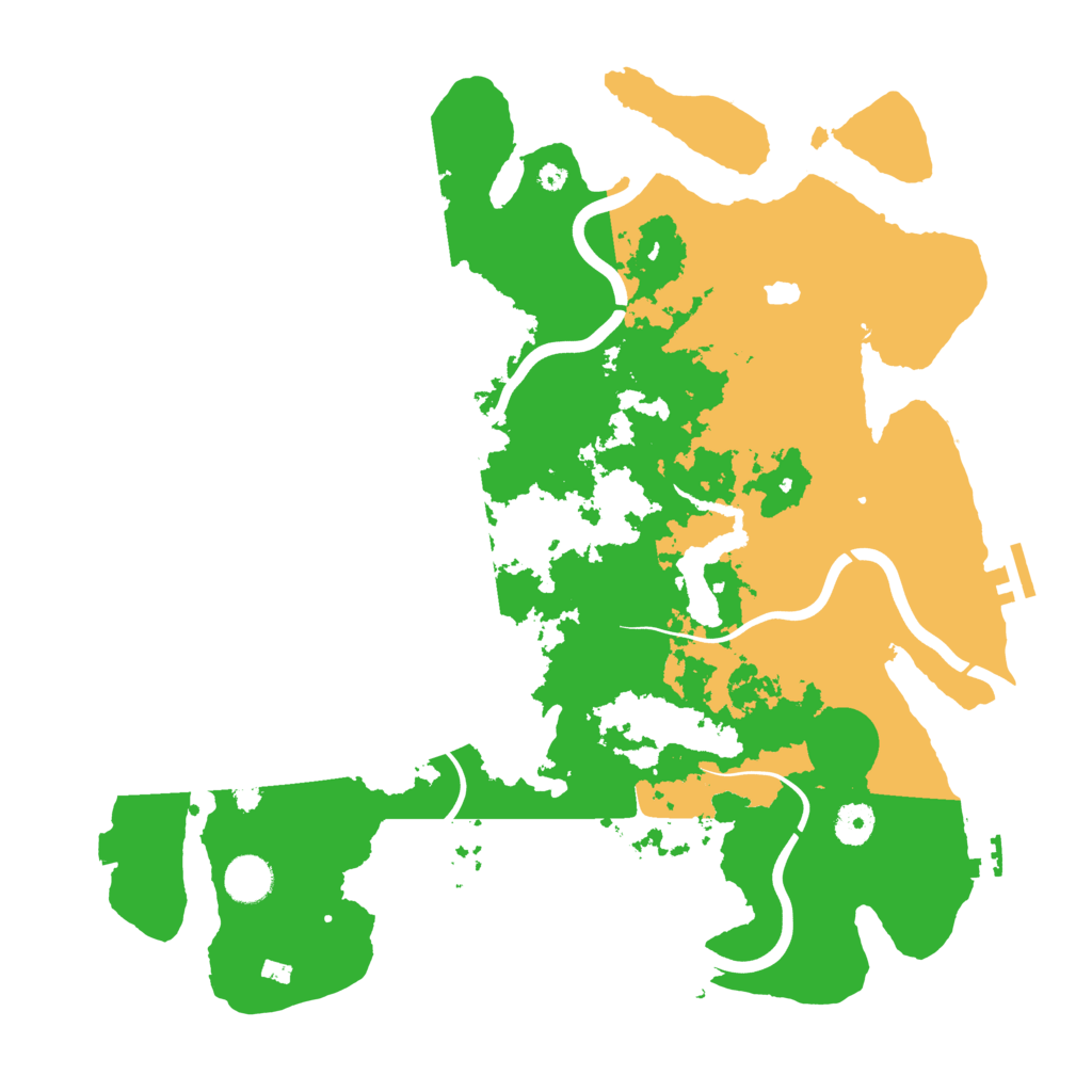 Biome Rust Map: Procedural Map, Size: 4000, Seed: 239474