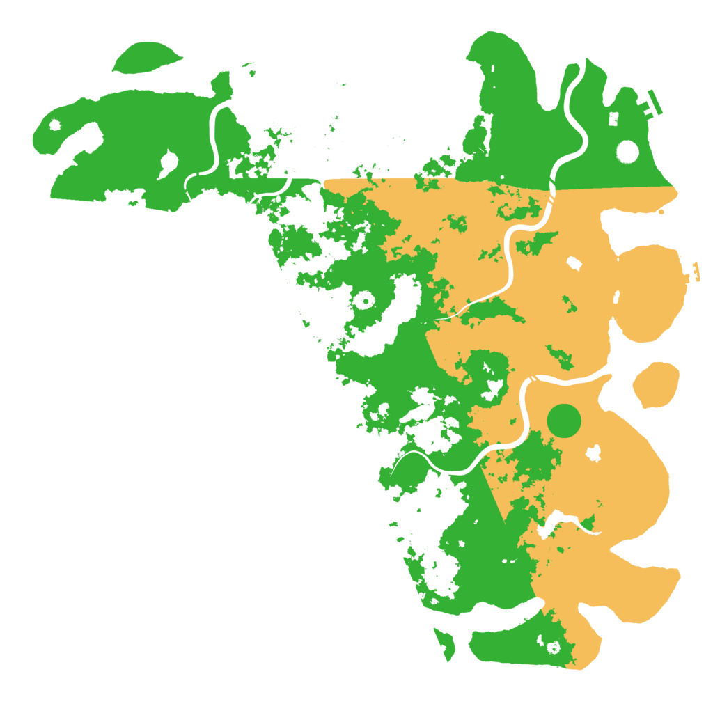 Biome Rust Map: Procedural Map, Size: 5500, Seed: 1679900213