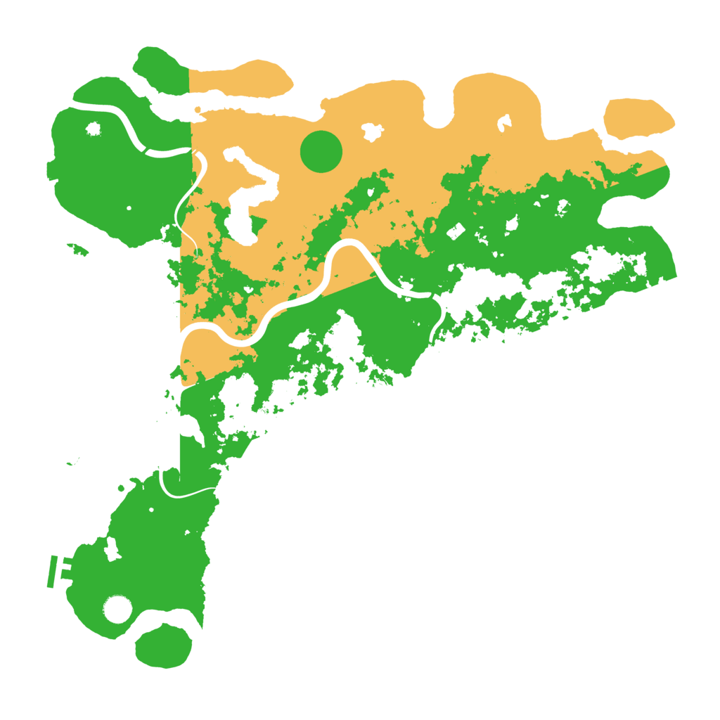 Biome Rust Map: Procedural Map, Size: 4500, Seed: 1985994643