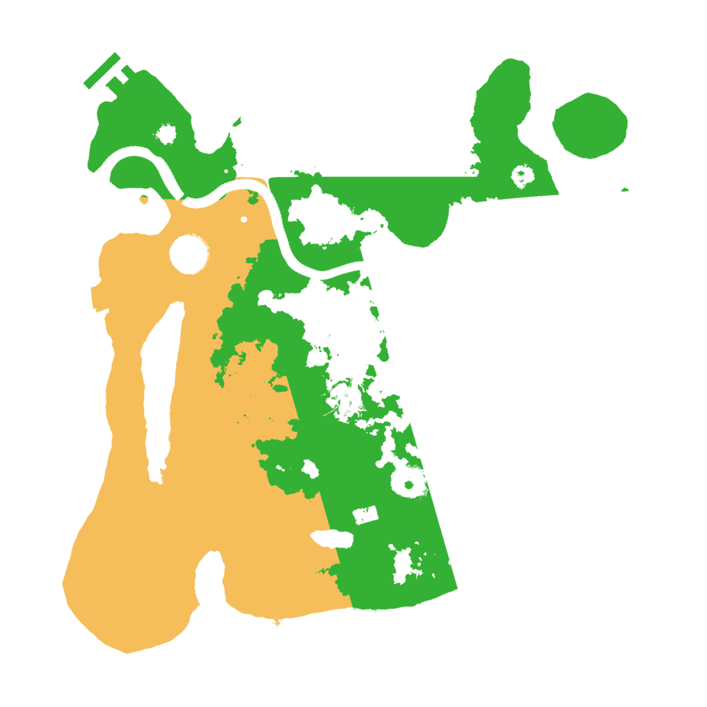 Biome Rust Map: Procedural Map, Size: 3200, Seed: 13241234
