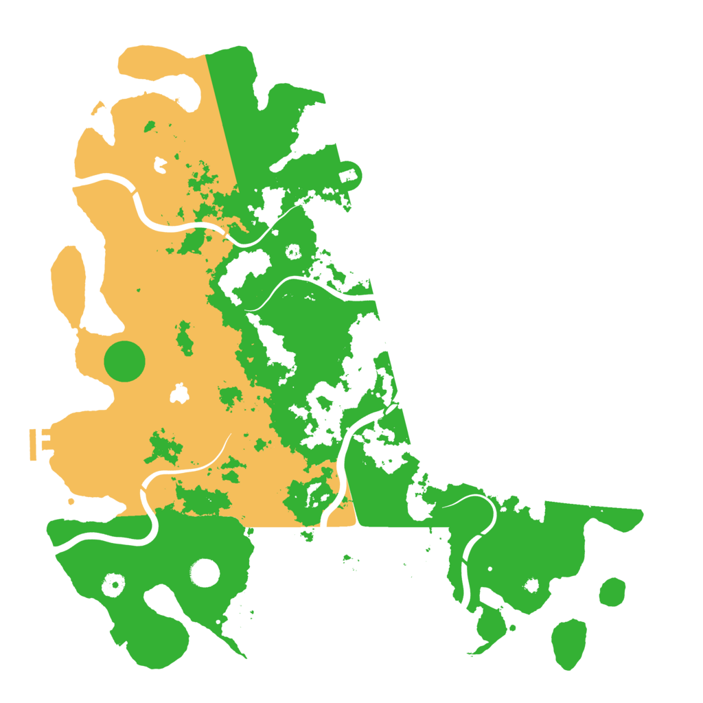 Biome Rust Map: Procedural Map, Size: 4500, Seed: 2079652042