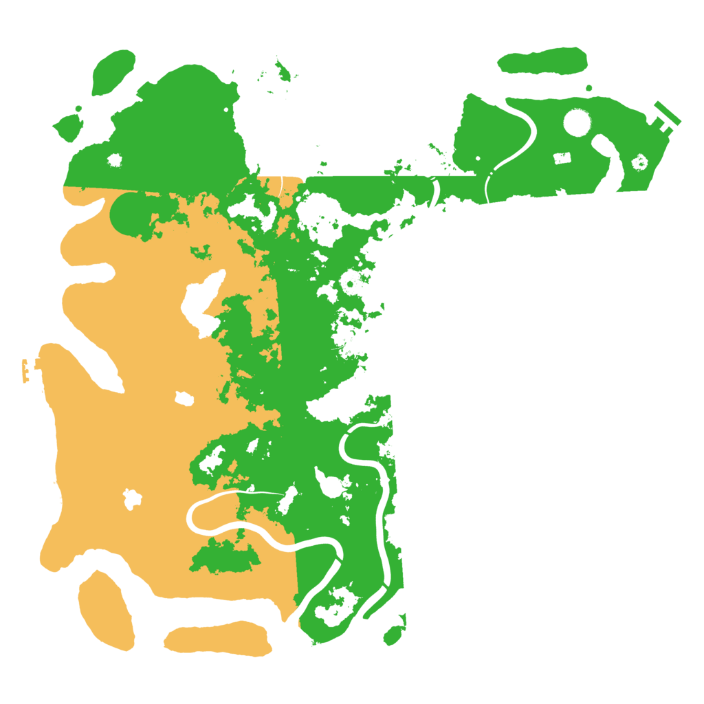 Biome Rust Map: Procedural Map, Size: 4500, Seed: 588301318