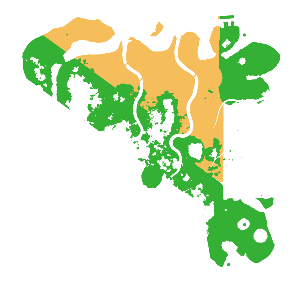 Biome Rust Map: Procedural Map, Size: 3800, Seed: 653432