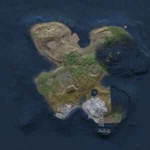 Thumbnail Rust Map: Procedural Map, Size: 2000, Seed: 8420129, 6 Monuments