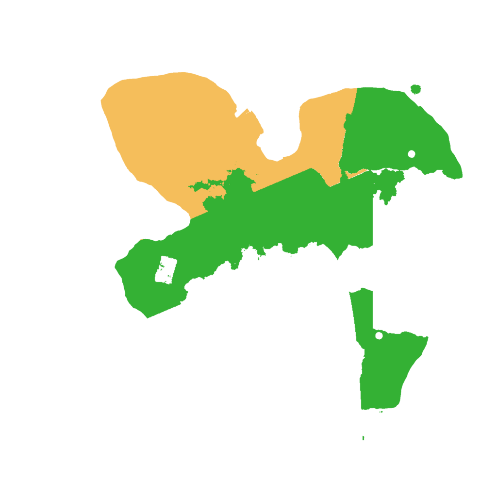 Biome Rust Map: Procedural Map, Size: 2000, Seed: 8420129