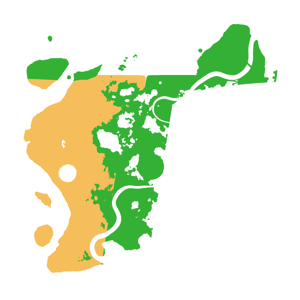 Biome Rust Map: Procedural Map, Size: 3000, Seed: 4571