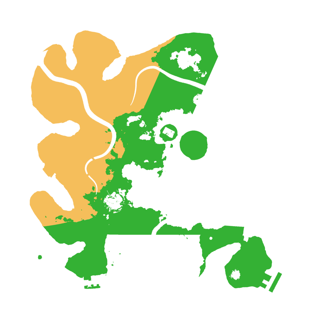 Biome Rust Map: Procedural Map, Size: 3000, Seed: 202315599