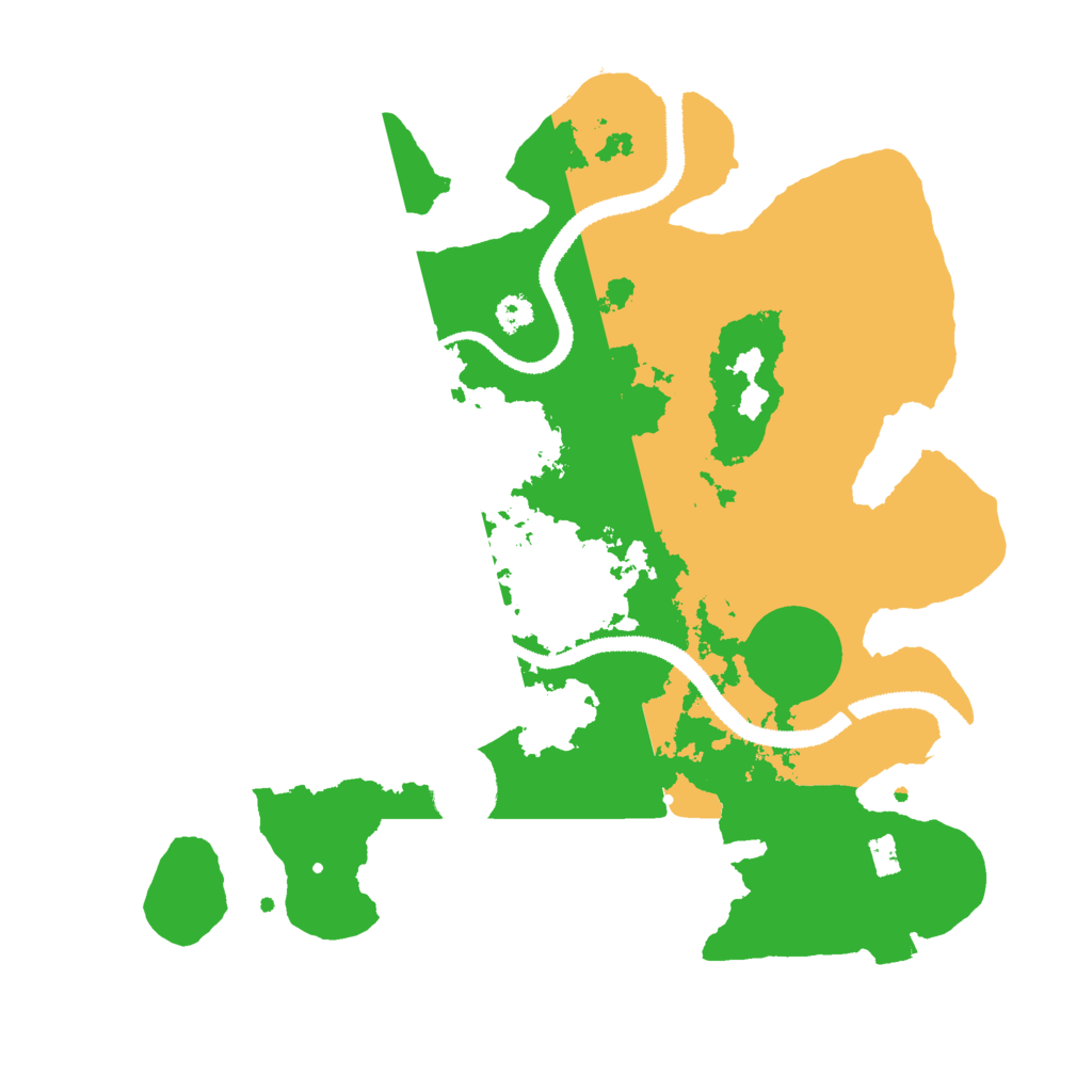 Biome Rust Map: Procedural Map, Size: 3000, Seed: 2132705840