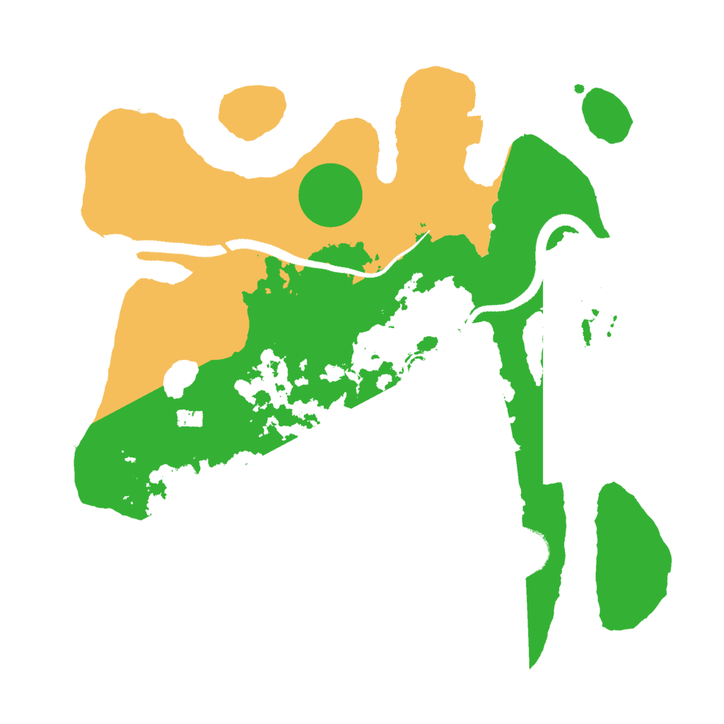 Biome Rust Map: Procedural Map, Size: 3000, Seed: 484475