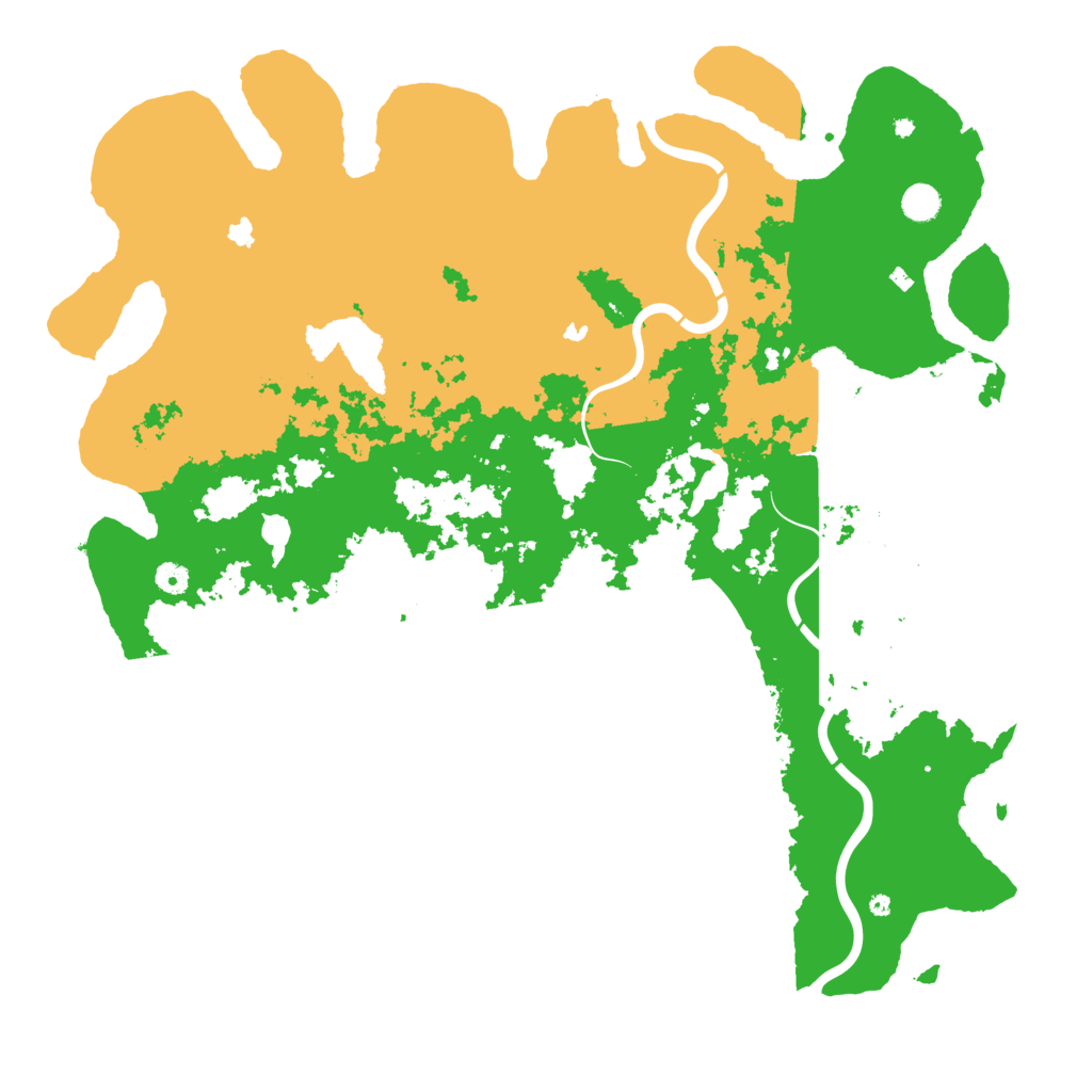 Biome Rust Map: Procedural Map, Size: 5000, Seed: 21428