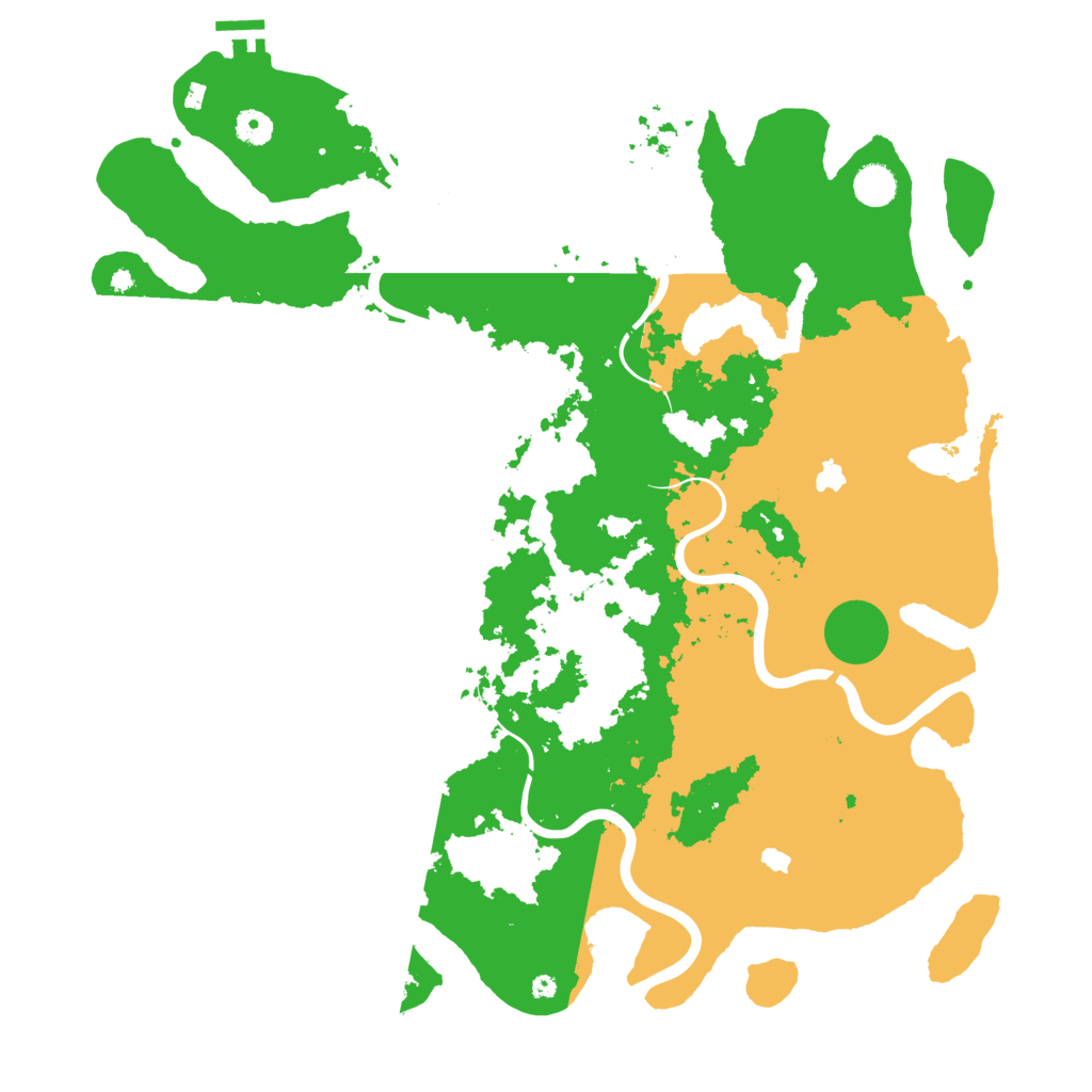 Biome Rust Map: Procedural Map, Size: 4500, Seed: 1892596124
