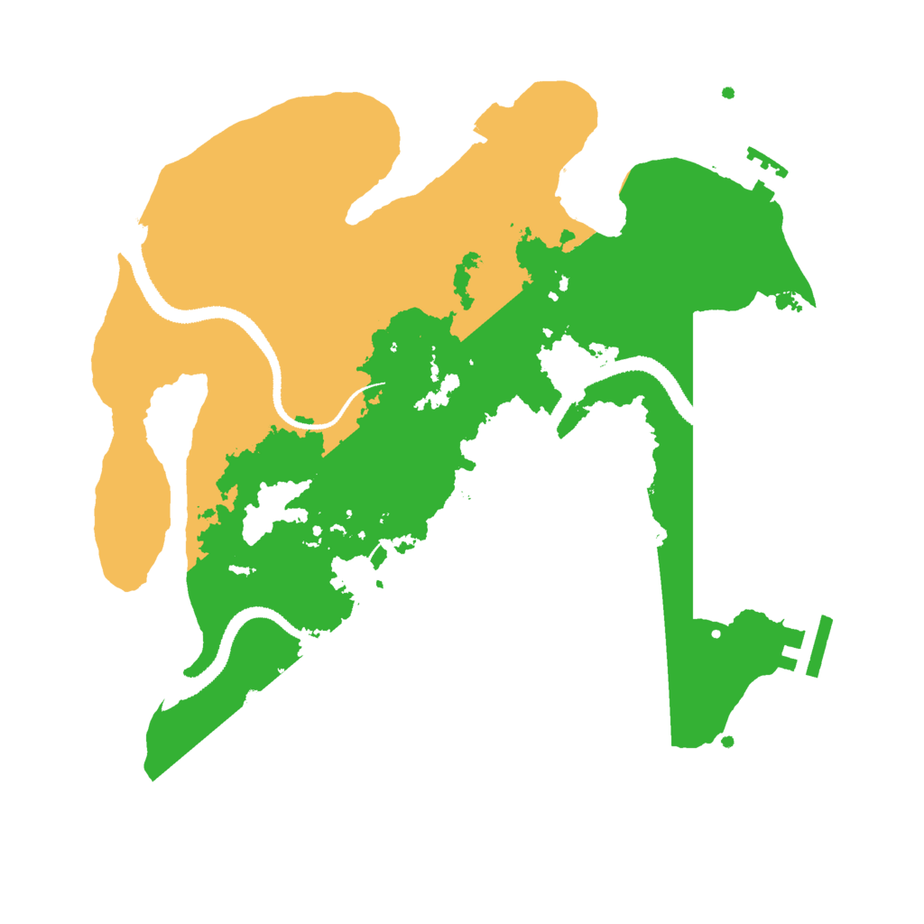Biome Rust Map: Procedural Map, Size: 3000, Seed: 1127977956
