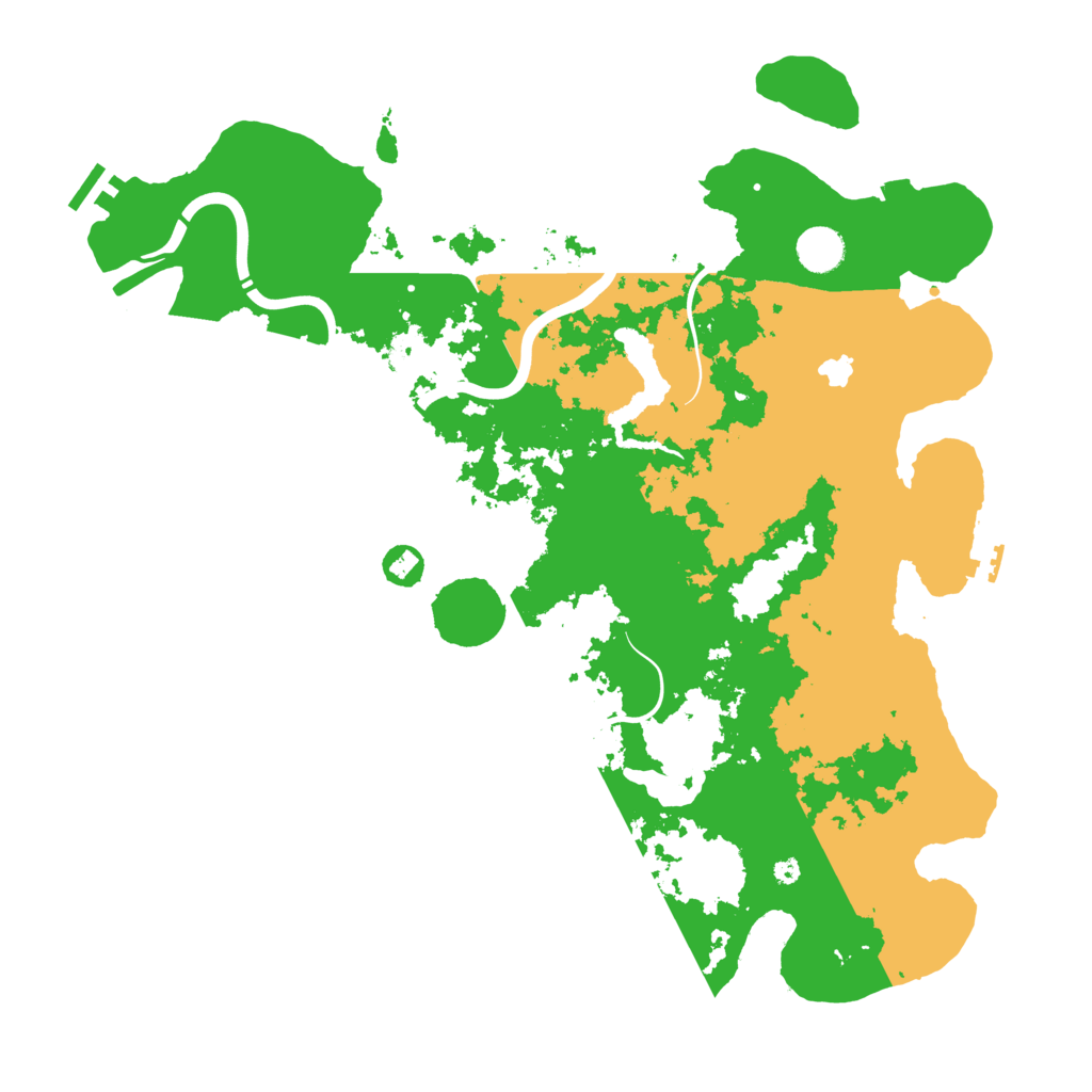 Biome Rust Map: Procedural Map, Size: 4250, Seed: 18673
